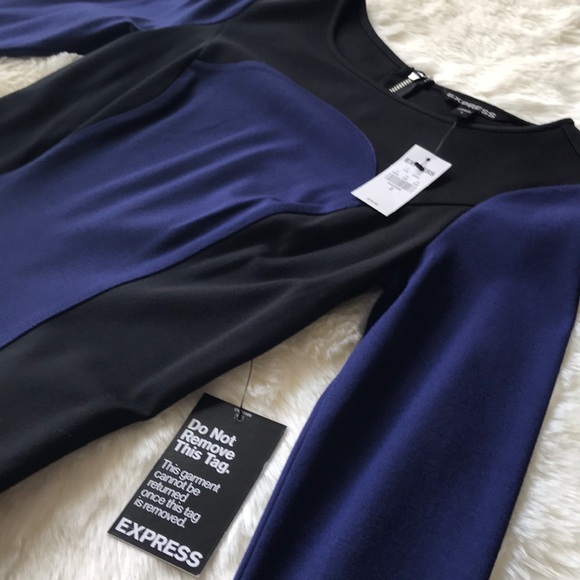 💕Express Colorblock Mini Dress 👗 Size 2🌸 💕🌸 - Picture 4 of 5